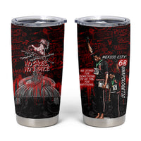 Mexico City 1968 Black Power Salute Tumbler Cup Unapologetic Civil Rights History Urban Graffiti Art