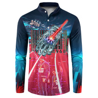 African American 1968 Black Power Salute Button Sweatshirt Retro Cyberpunk Sci-Fi Tech Civil Rights Art