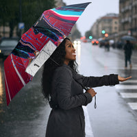 African American 1968 Black Power Salute Umbrella Retro Cyberpunk Sci-Fi Tech Civil Rights Art