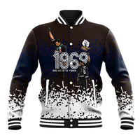 Black Power Salute African Human Rights Baseball Jacket Civil Rights Movement OPHR Mexico City 1968 Retro