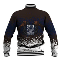 Black Power Salute African Human Rights Baseball Jacket Civil Rights Movement OPHR Mexico City 1968 Retro