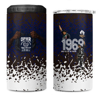 Black Power Salute African Human Rights 4 in 1 Can Cooler Tumbler Civil Rights Movement OPHR Mexico City 1968 Retro