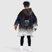 Black Power Salute African Human Rights Kid Wearable Blanket Hoodie Civil Rights Movement OPHR Mexico City 1968 Retro