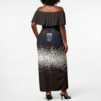 Black Power Salute African Human Rights Off Shoulder Maxi Dress Civil Rights Movement OPHR Mexico City 1968 Retro