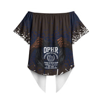 Black Power Salute African Human Rights Off Shoulder Wrap Waist Top Civil Rights Movement OPHR Mexico City 1968 Retro
