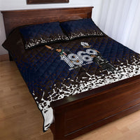 Black Power Salute African Human Rights Quilt Bed Set Civil Rights Movement OPHR Mexico City 1968 Retro