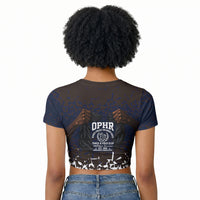 Black Power Salute African Human Rights Raglan Cropped T shirt Civil Rights Movement OPHR Mexico City 1968 Retro