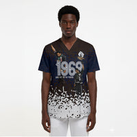 Black Power Salute African Human Rights Scrub Top Civil Rights Movement OPHR Mexico City 1968 Retro