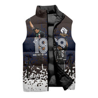 Black Power Salute African Human Rights Sleeveless Puffer Jacket Civil Rights Movement OPHR Mexico City 1968 Retro
