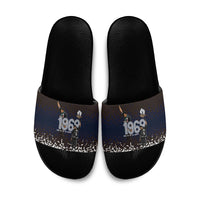 Black Power Salute African Human Rights Slide Sandals Civil Rights Movement OPHR Mexico City 1968 Retro