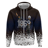 Black Power Salute African Human Rights Zip Hoodie Civil Rights Movement OPHR Mexico City 1968 Retro