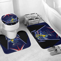 Personalized Cape Verde Blue Sharks Bathroom Set African Pride Dynamic Stadium Soccer Graphic Art