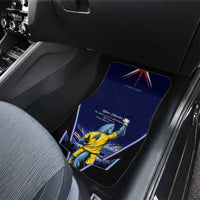 Personalized Cape Verde Blue Sharks Car Mats African Pride Dynamic Stadium Soccer Graphic Art