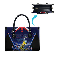 Personalized Cape Verde Blue Sharks Leather Bag African Pride Dynamic Stadium Soccer Graphic Art