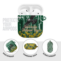 Saudi Arabia National Day AirPods Case Falcon Skyline Arabic Calligraphy Cultural Pride