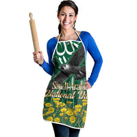 Saudi Arabia National Day Apron Falcon Skyline Arabic Calligraphy Cultural Pride