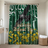 Saudi Arabia National Day Bathroom Set Falcon Skyline Arabic Calligraphy Cultural Pride