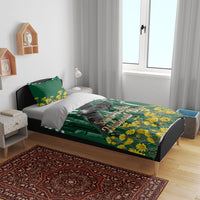 Saudi Arabia National Day Bedding Set Falcon Skyline Arabic Calligraphy Cultural Pride