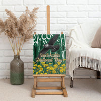 Saudi Arabia National Day Canvas Wall Art Falcon Skyline Arabic Calligraphy Cultural Pride