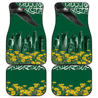 Saudi Arabia National Day Car Mats Falcon Skyline Arabic Calligraphy Cultural Pride