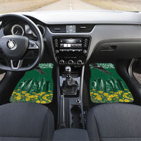 Saudi Arabia National Day Car Mats Falcon Skyline Arabic Calligraphy Cultural Pride