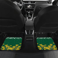 Saudi Arabia National Day Car Mats Falcon Skyline Arabic Calligraphy Cultural Pride