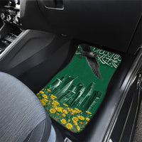 Saudi Arabia National Day Car Mats Falcon Skyline Arabic Calligraphy Cultural Pride