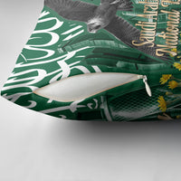 Saudi Arabia National Day Pillow Cover Falcon Skyline Arabic Calligraphy Cultural Pride
