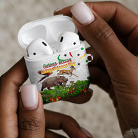 Guinea-Bissau Independence Day AirPods Case African Wildlife Cashew Harvest Cultural Pride