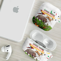 Guinea-Bissau Independence Day AirPods Case African Wildlife Cashew Harvest Cultural Pride