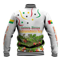 Guinea-Bissau Independence Day Baseball Jacket African Wildlife Cashew Harvest Cultural Pride