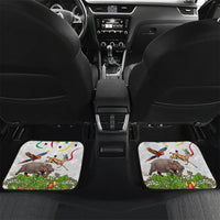 Guinea-Bissau Independence Day Car Mats African Wildlife Cashew Harvest Cultural Pride