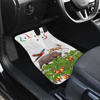 Guinea-Bissau Independence Day Car Mats African Wildlife Cashew Harvest Cultural Pride