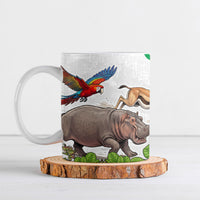 Guinea-Bissau Independence Day Ceramic Mug African Wildlife Cashew Harvest Cultural Pride