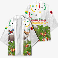 Guinea-Bissau Independence Day Kimono African Wildlife Cashew Harvest Cultural Pride