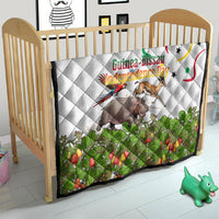 Guinea-Bissau Independence Day Quilt African Wildlife Cashew Harvest Cultural Pride
