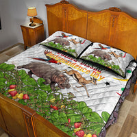 Guinea-Bissau Independence Day Quilt Bed Set African Wildlife Cashew Harvest Cultural Pride