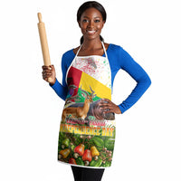 Guinea-Bissau Independence Day Apron African Wildlife Cashew Harvest National Flag