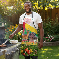 Guinea-Bissau Independence Day Apron African Wildlife Cashew Harvest National Flag