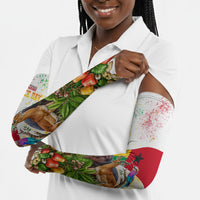 Guinea-Bissau Independence Day Arm Sleeves African Wildlife Cashew Harvest National Flag