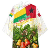 Guinea-Bissau Independence Day Kimono African Wildlife Cashew Harvest National Flag