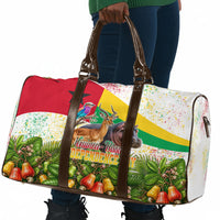 Guinea-Bissau Independence Day Travel Bag African Wildlife Cashew Harvest National Flag
