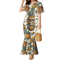 Pineapple Skull Mermaid Dress Summer Paradise - Wonder Print Shop