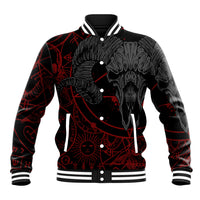 Skull Demon Baseball Jacket We All Have The Devil Inside Us - Wonder Print Shop