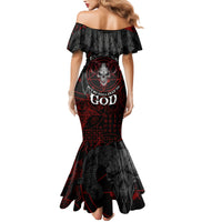 Skull Demon Family Matching Mermaid Dress and Hawaiian Shirt We All Have The Devil Inside Us - Wonder Print Shop