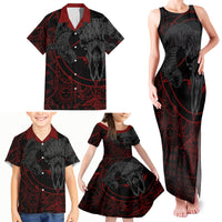 Skull Demon Family Matching Tank Maxi Dress and Hawaiian Shirt We All Have The Devil Inside Us - Wonder Print Shop