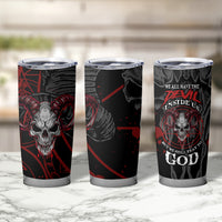 Skull Demon Tumbler Cup We All Have The Devil Inside Us - Wonder Print Shop