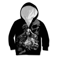Skeleton Girl Kid Hoodie Yes I'm A Bicth - Not Yours - Wonder Print Shop
