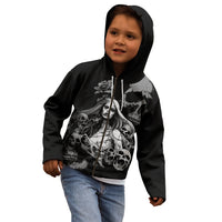 Skeleton Girl Kid Hoodie Yes I'm A Bicth - Not Yours - Wonder Print Shop
