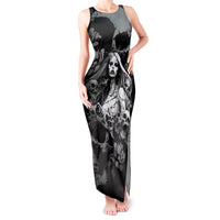 Skeleton Girl Tank Maxi Dress Yes I'm A Bicth - Not Yours - Wonder Print Shop